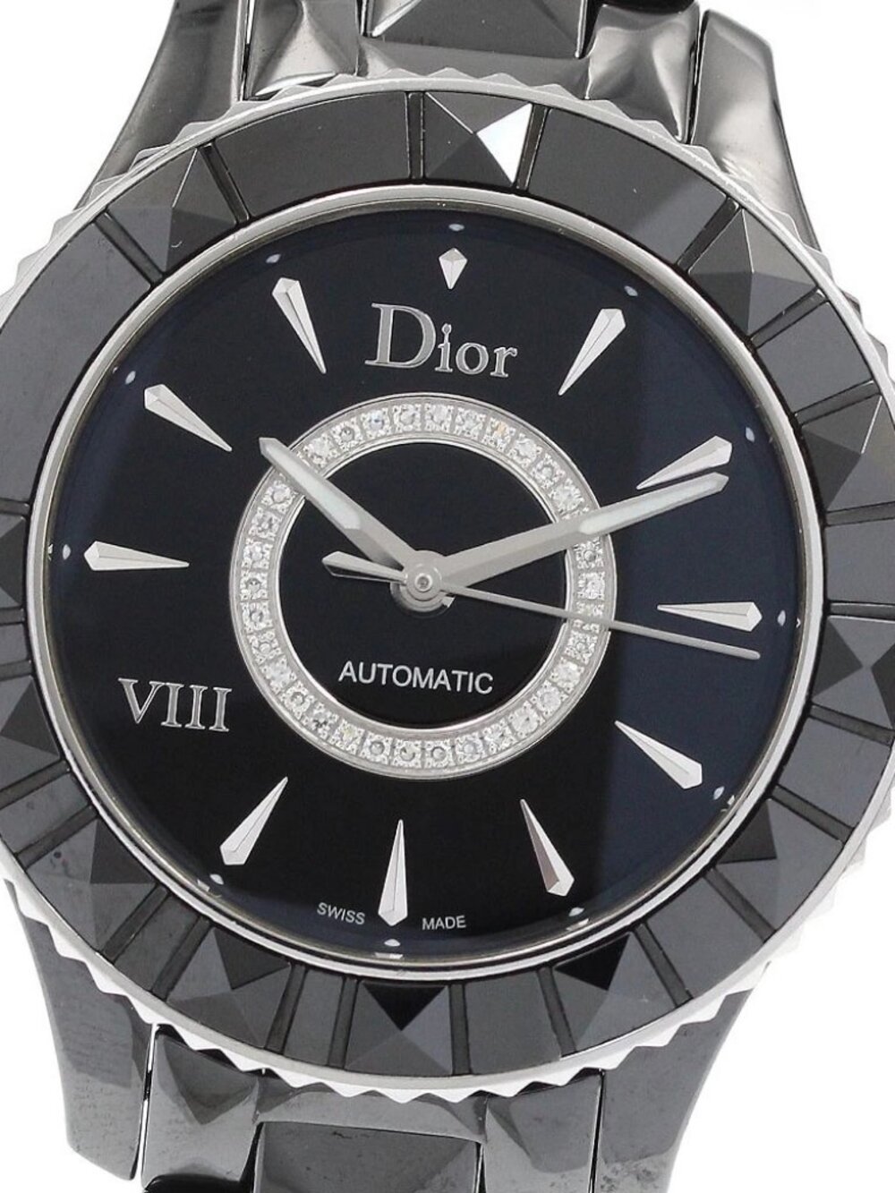 Dior VIII CD1245E0 Diamond black Dial Automatic Men's Watch_